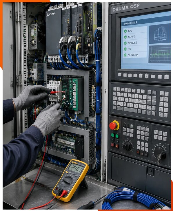 Ремонт систем ЧПУ Okuma OSP в Орехове-Зуеве